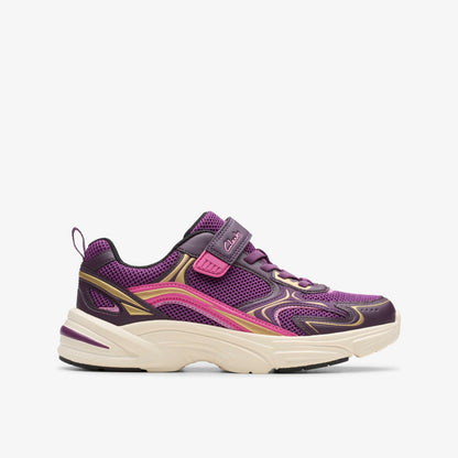 Clarks Best Price / Crafton Move Kid Purple Combination