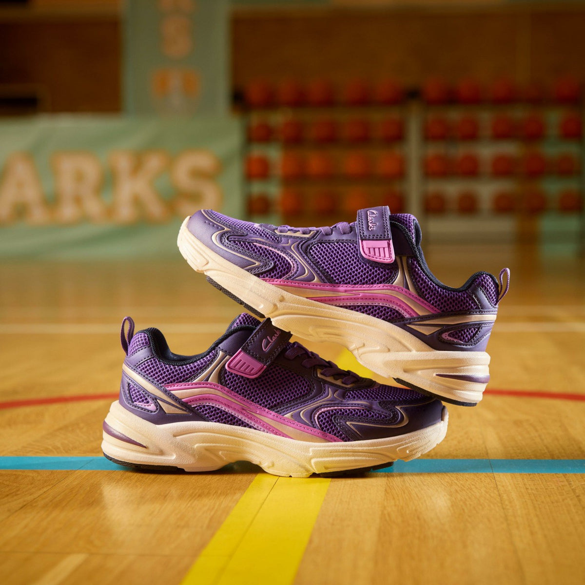 Clarks Best Price / Crafton Move Kid Purple Combination