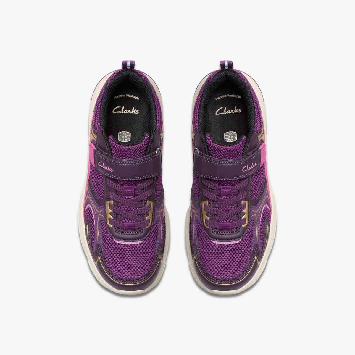 Clarks Best Price / Crafton Move Kid Purple Combination