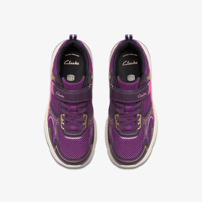 Clarks Best Price / Crafton Move Kid Purple Combination