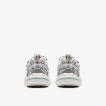 Clarks Recommended / Crafton Move Kid Silver Metallic