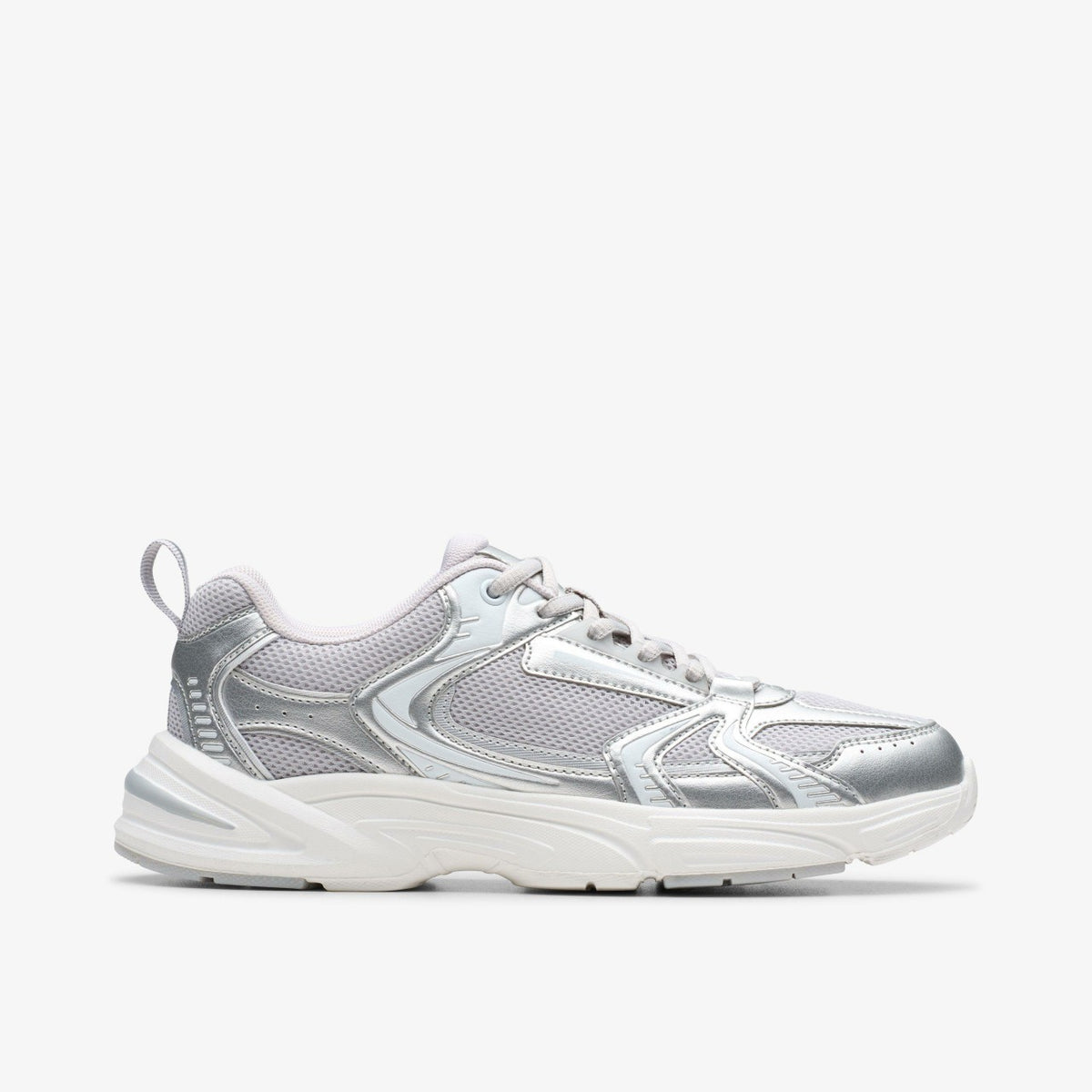 Clarks Classic / Crafton Move Youth Silver Metallic