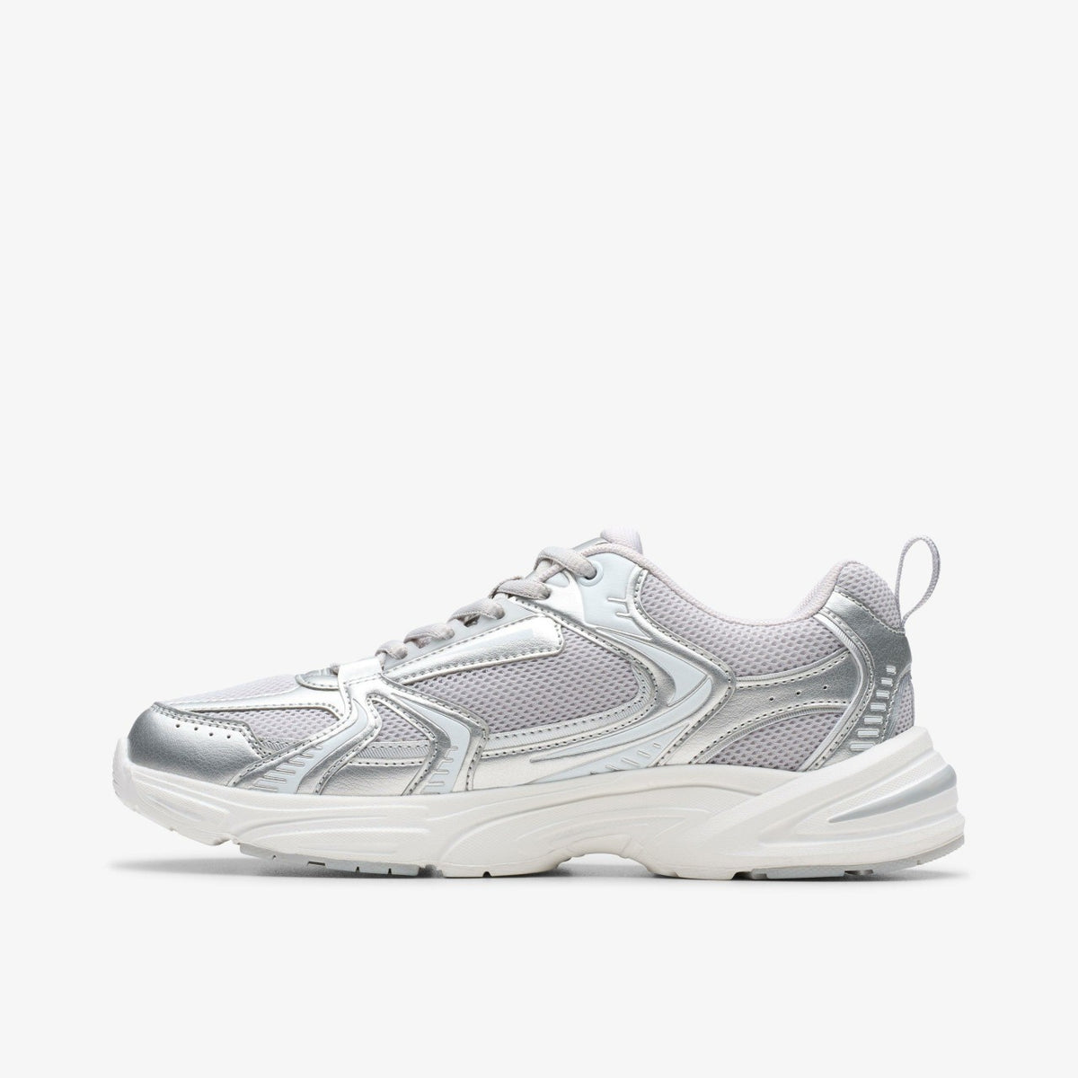 Clarks Classic / Crafton Move Youth Silver Metallic