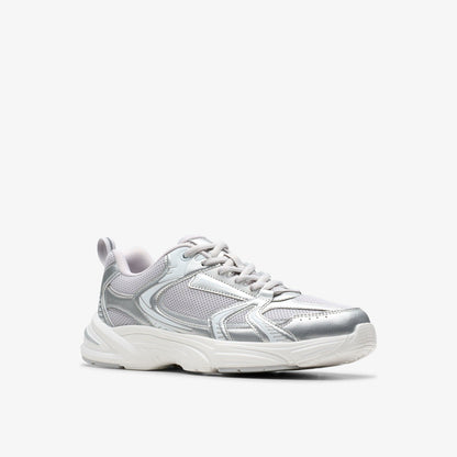 Clarks Classic / Crafton Move Youth Silver Metallic