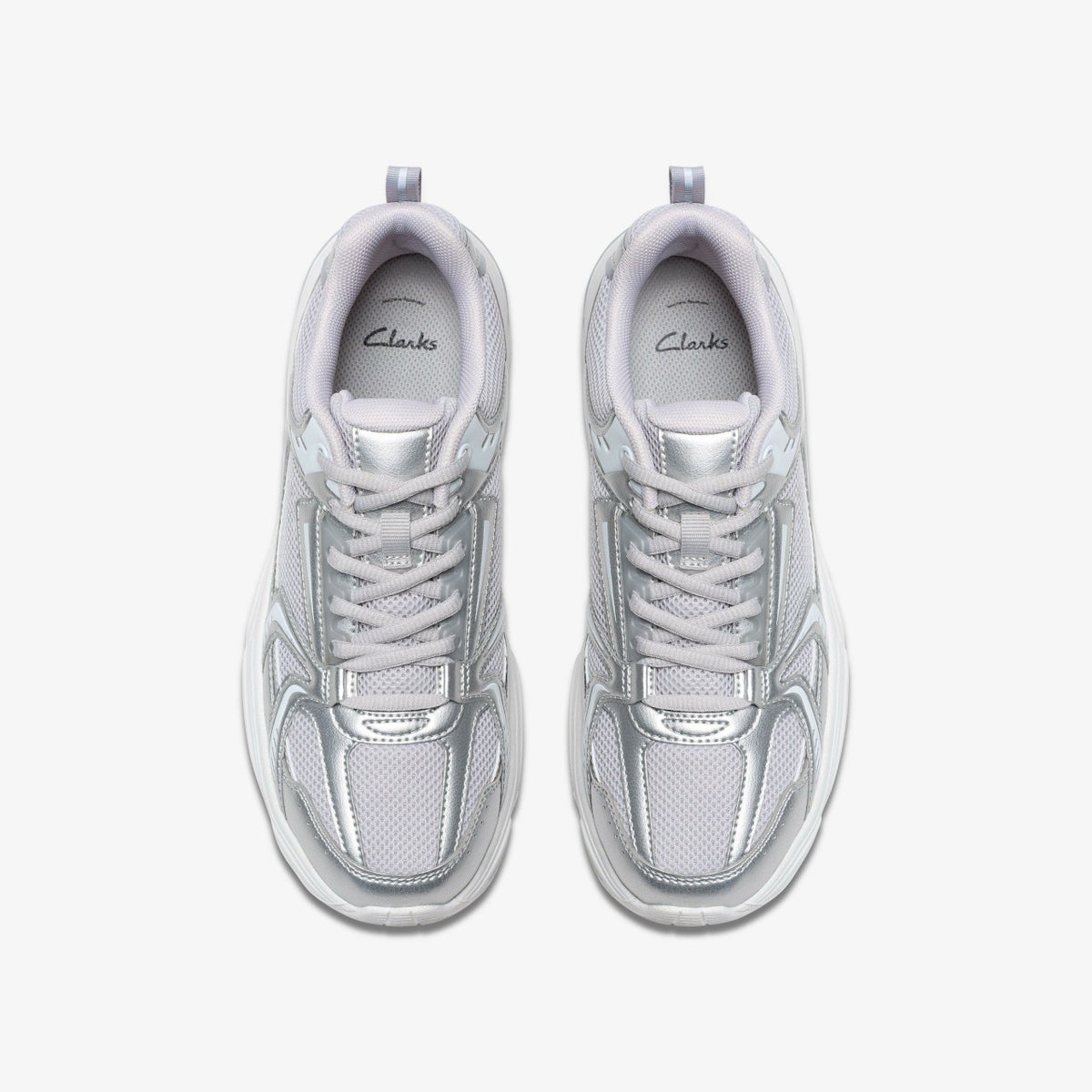 Clarks Classic / Crafton Move Youth Silver Metallic