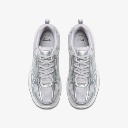 Clarks Classic / Crafton Move Youth Silver Metallic