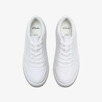 Clarks Signature / Barley Step Youth White/White