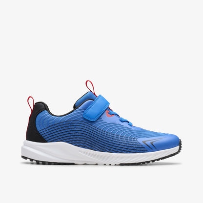 Clarks Featured / Deyes Dash Youth Blue Synthetic