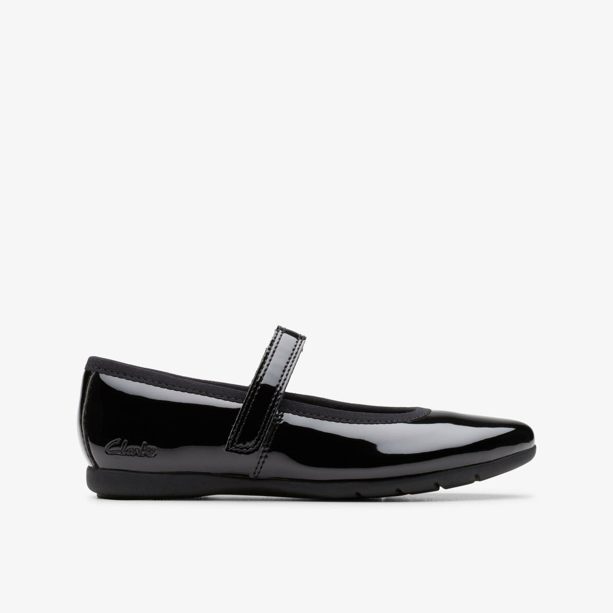 Clarks Sale / Dance Wish Kid Black Patent
