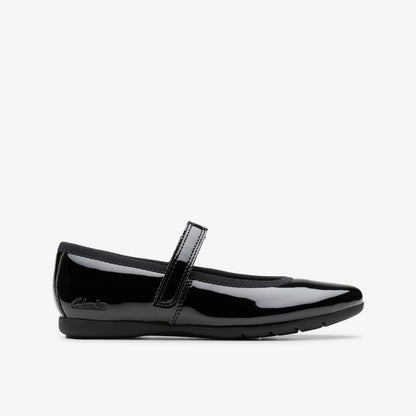 Clarks Sale / Dance Wish Kid Black Patent