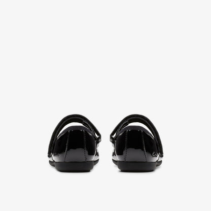 Clarks Sale / Dance Wish Kid Black Patent
