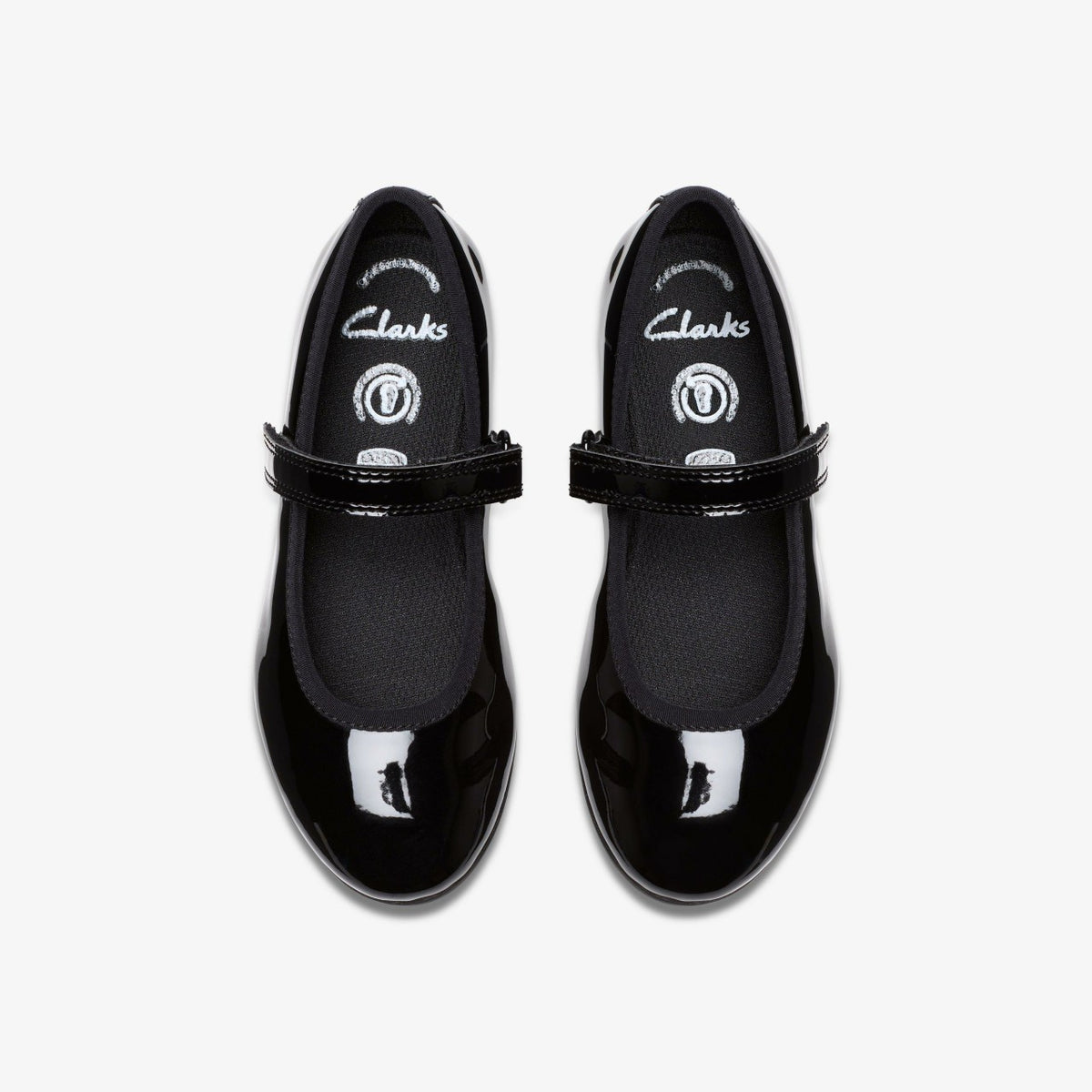 Clarks Sale / Dance Wish Kid Black Patent