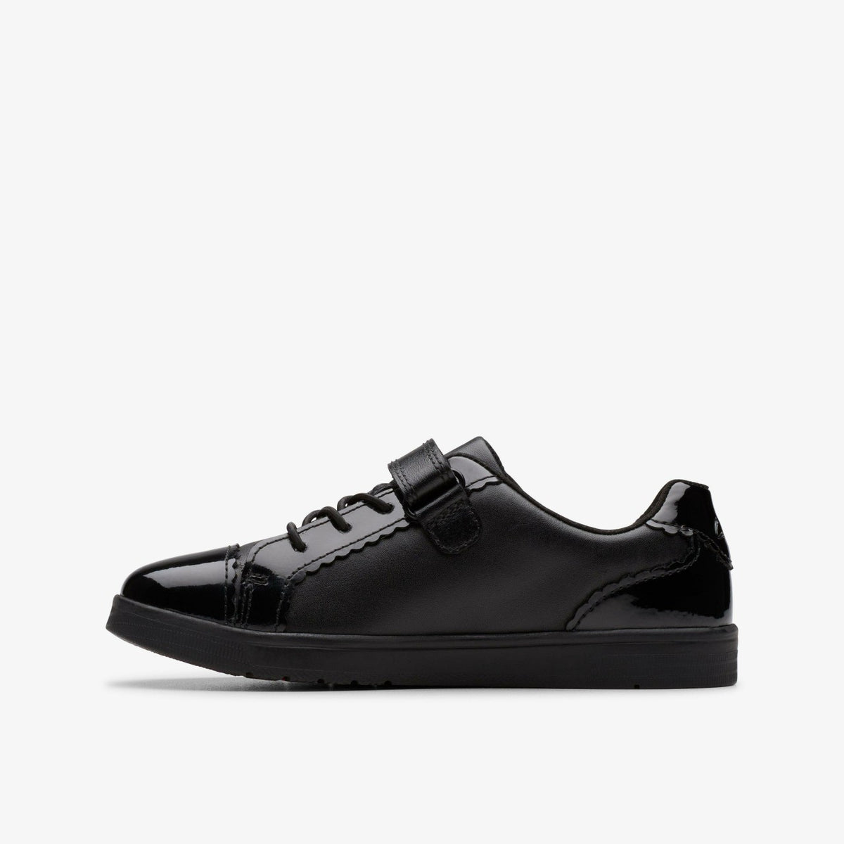 Clarks Great Value / Disco Charm Kid Black Leather