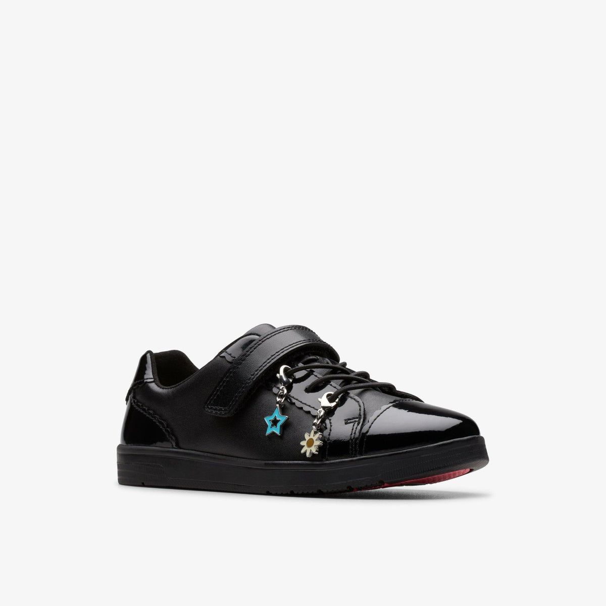 Clarks Great Value / Disco Charm Kid Black Leather