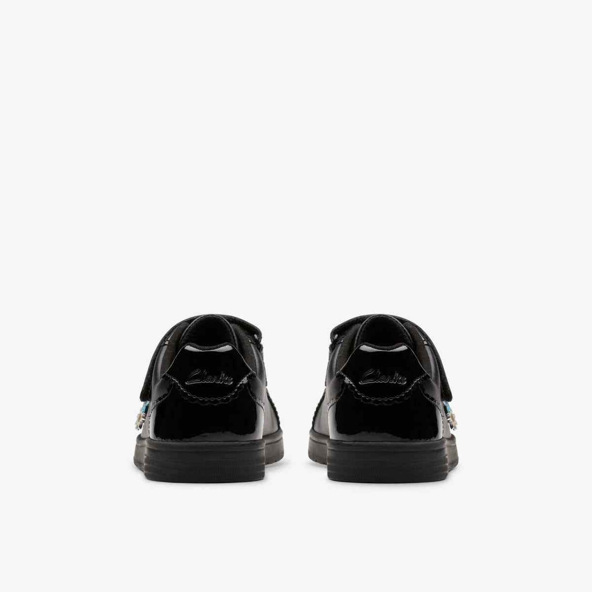 Clarks Great Value / Disco Charm Kid Black Leather