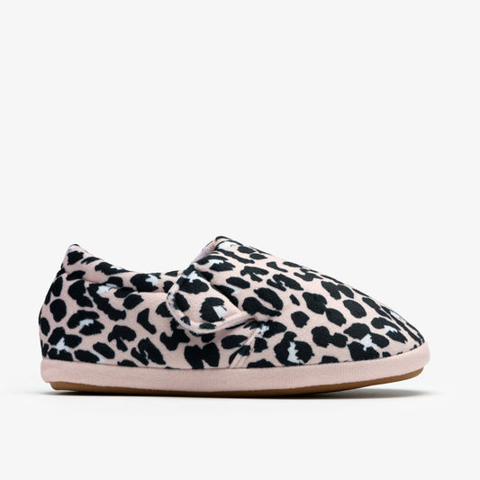 Clarks Great Value / Fluffy Snug Kid Blush Pink Print