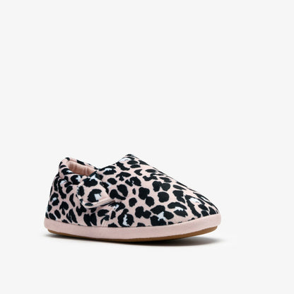Clarks Great Value / Fluffy Snug Kid Blush Pink Print