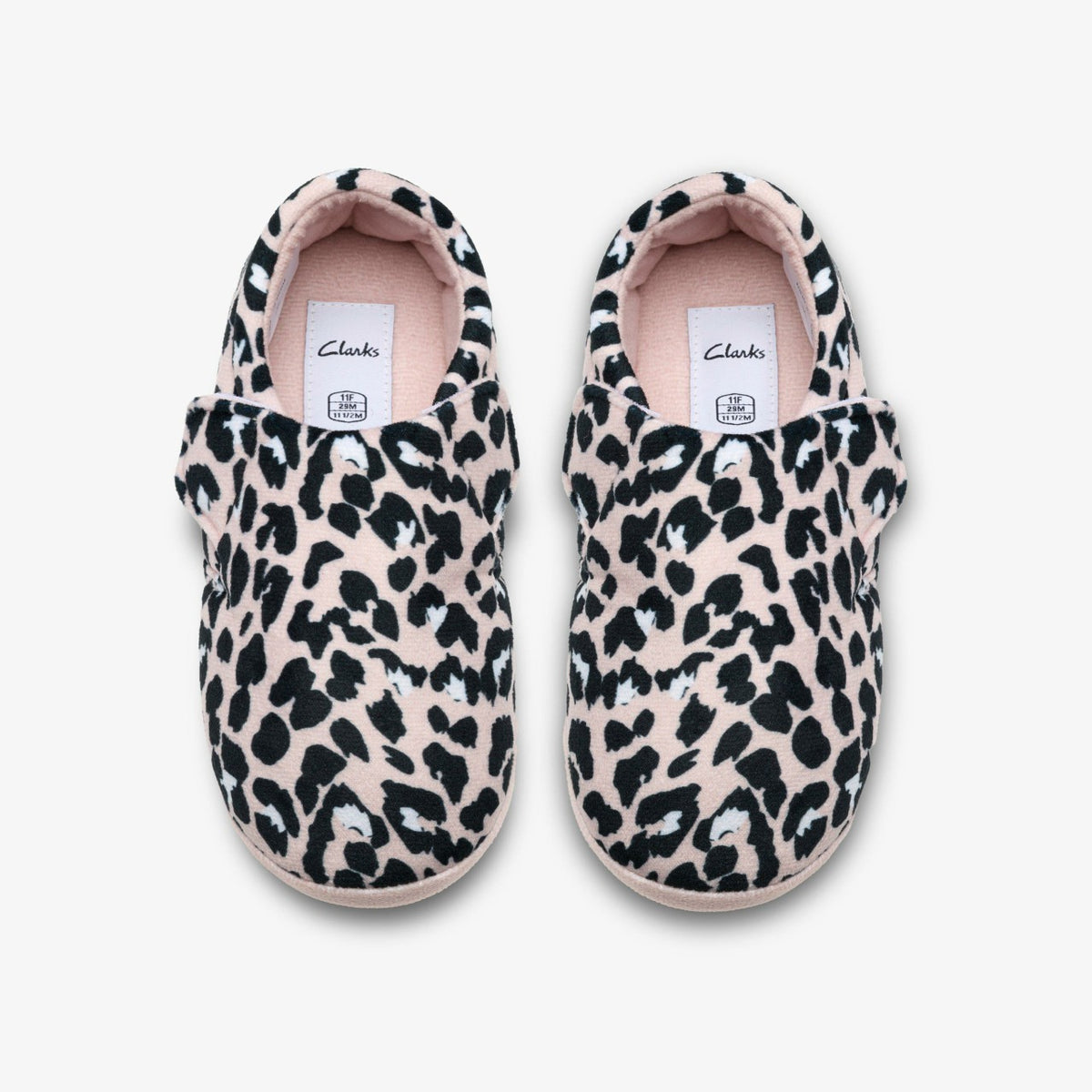 Clarks Great Value / Fluffy Snug Kid Blush Pink Print