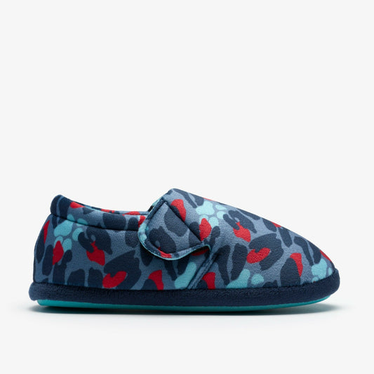 Clarks Top Pick / Fluffy Snug Kid Blue Camo Combination