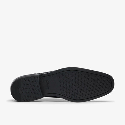 Clarks Recommended / Paulton Cap Black Leather