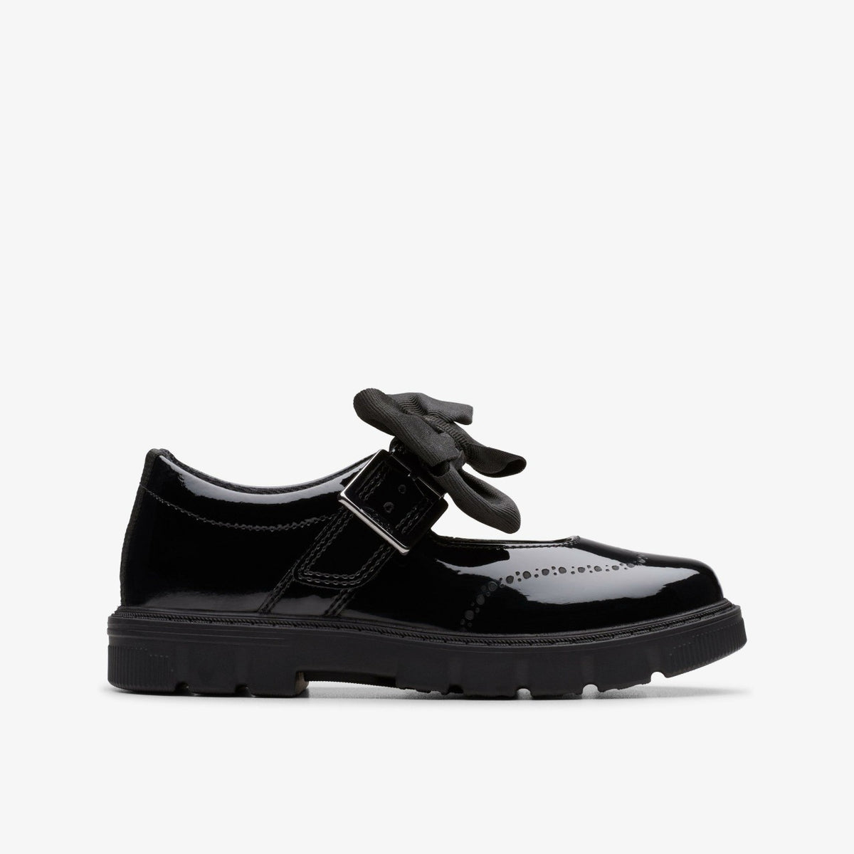 Clarks Great Value / Lorcam Jane Kid Black Patent