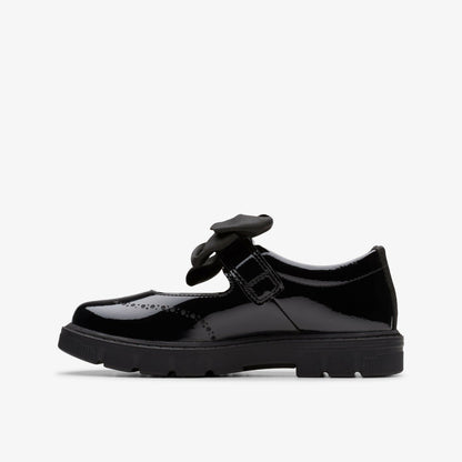 Clarks Great Value / Lorcam Jane Kid Black Patent