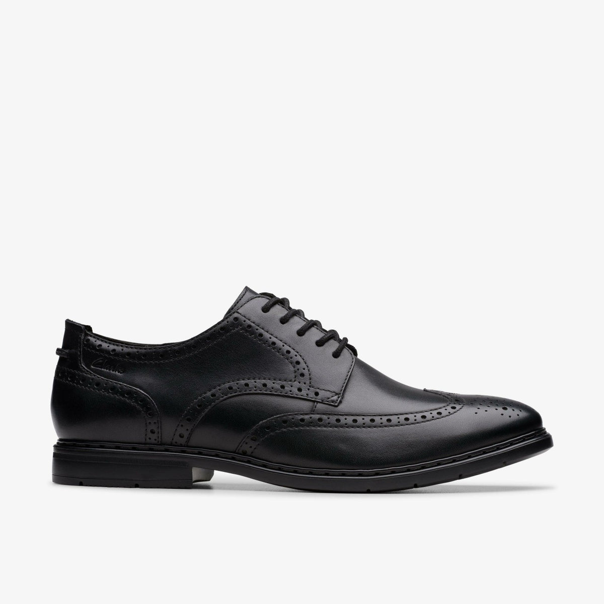 Clarks Trending / Banbury Tip Black Leather