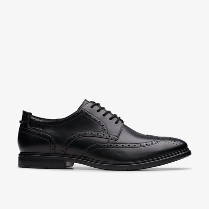 Clarks Trending / Banbury Tip Black Leather