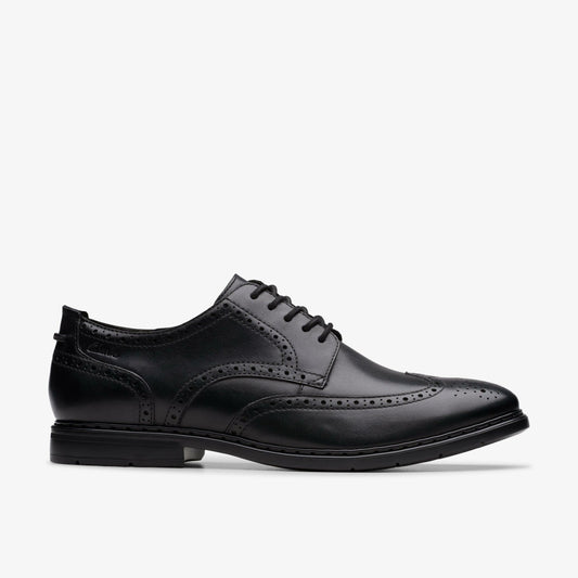 Clarks Trending / Banbury Tip Black Leather