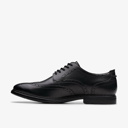 Clarks Trending / Banbury Tip Black Leather
