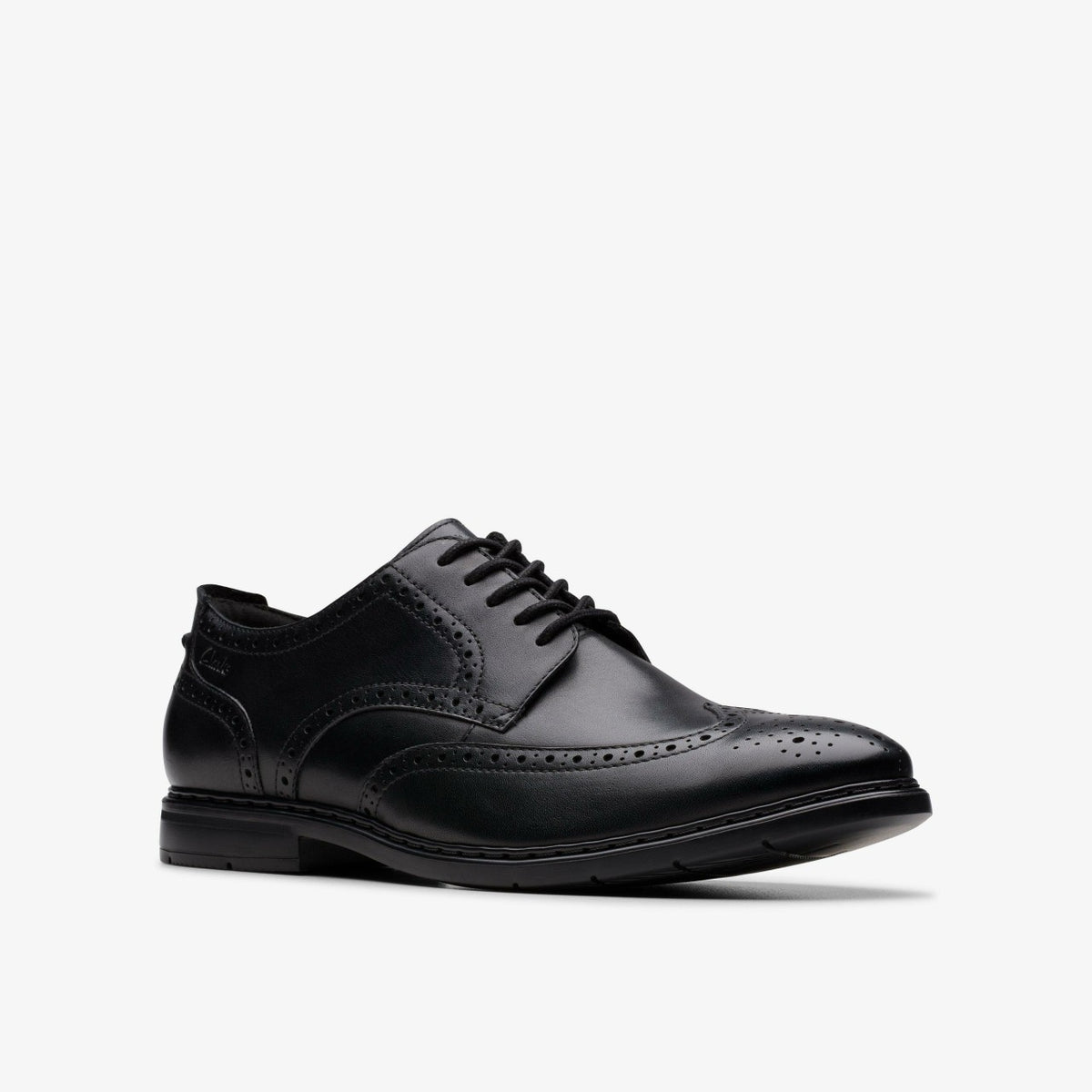 Clarks Trending / Banbury Tip Black Leather