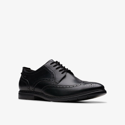 Clarks Trending / Banbury Tip Black Leather