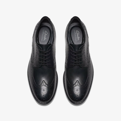 Clarks Trending / Banbury Tip Black Leather