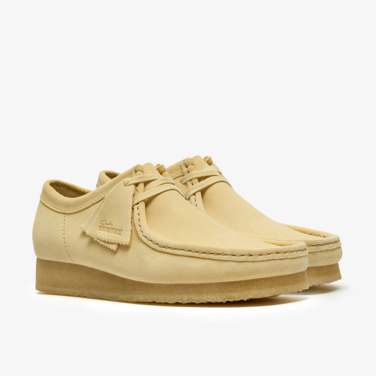 Clarks Exclusive / Wallabee Pale Yellow Suede