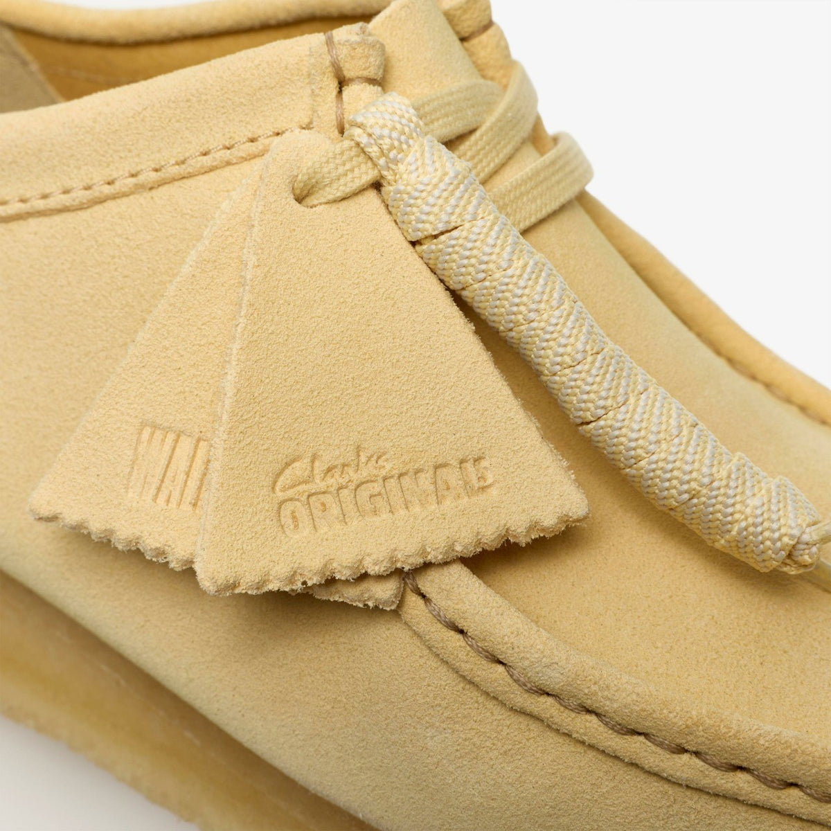 Clarks Exclusive / Wallabee Pale Yellow Suede