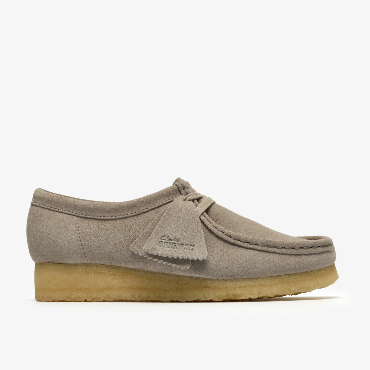 Clarks Sale / Wallabee Pale Grey Suede