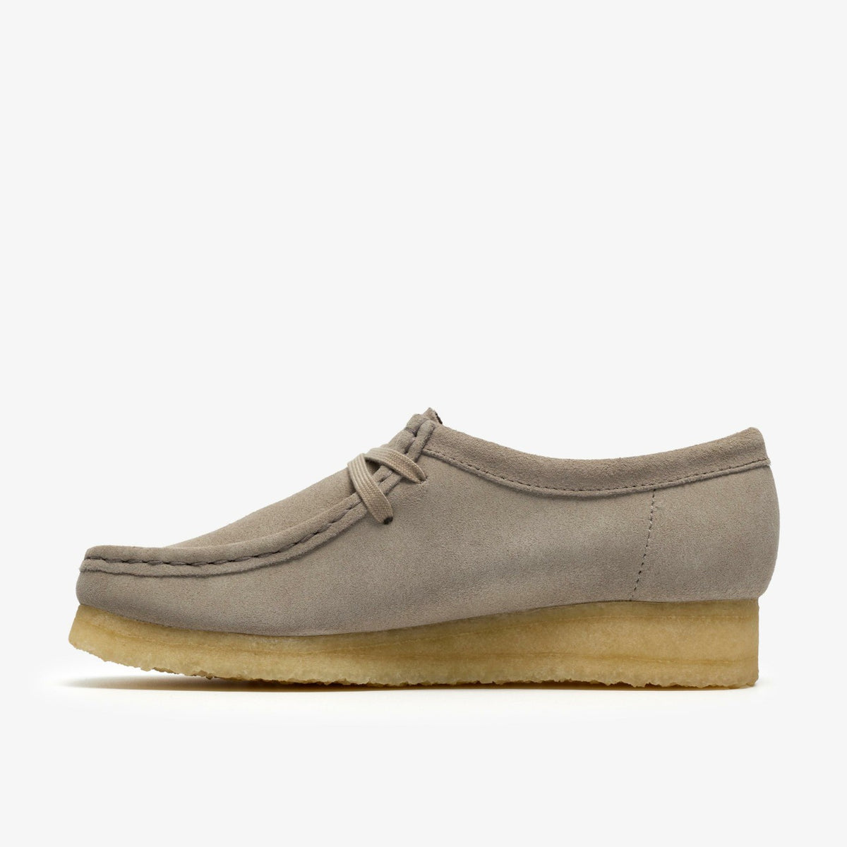 Clarks Sale / Wallabee Pale Grey Suede