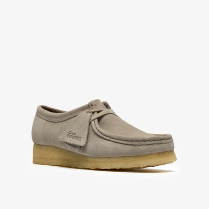 Clarks Sale / Wallabee Pale Grey Suede