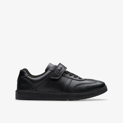 Clarks Trending / Disco Pace Kid Black Leather