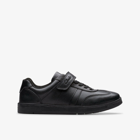 Clarks Trending / Disco Pace Kid Black Leather