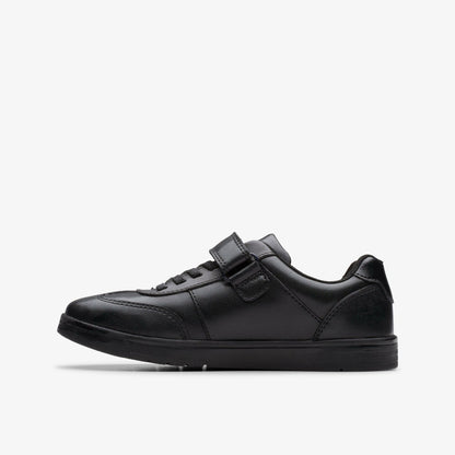 Clarks Trending / Disco Pace Kid Black Leather