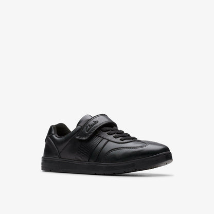 Clarks Trending / Disco Pace Kid Black Leather
