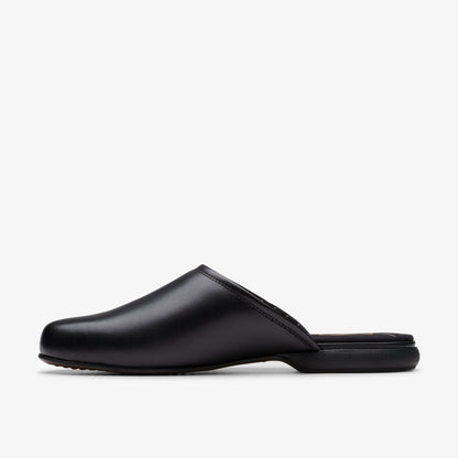 Clarks Recommended / Harston Mule Black Leather