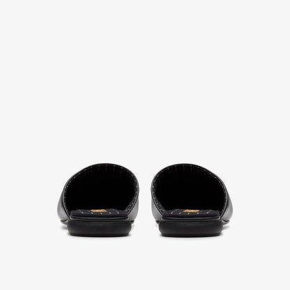 Clarks Recommended / Harston Mule Black Leather