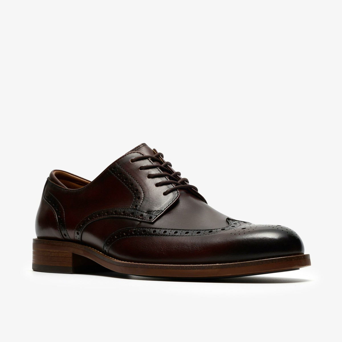 Clarks Discount / Craft Remi Tip Brown Leather