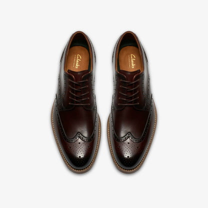 Clarks Discount / Craft Remi Tip Brown Leather