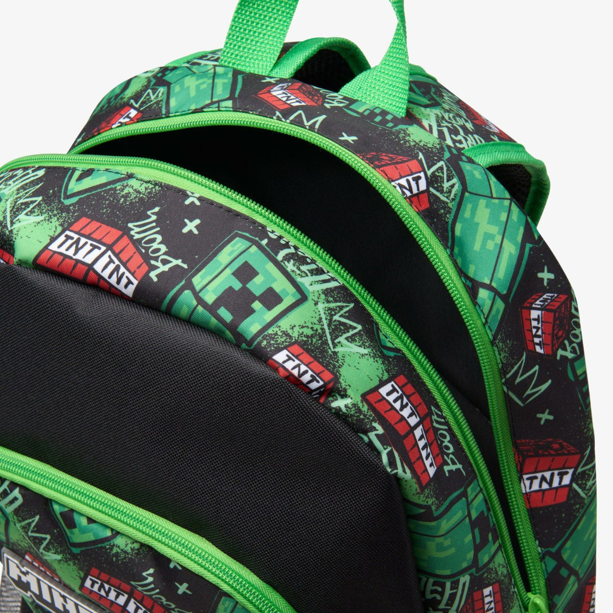 Clarks Hot Sale / Minecraft Large Backpack Black/Green