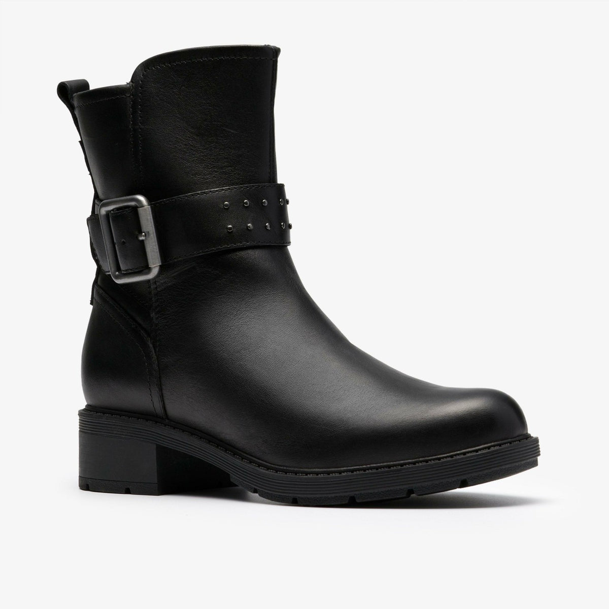 Clarks Special Offer / Hearth Buckle Black Leather