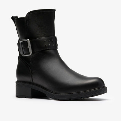 Clarks Special Offer / Hearth Buckle Black Leather