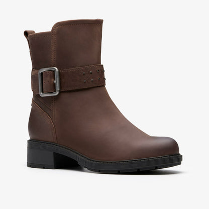 Clarks Best Price / Hearth Buckle Dark Brown
